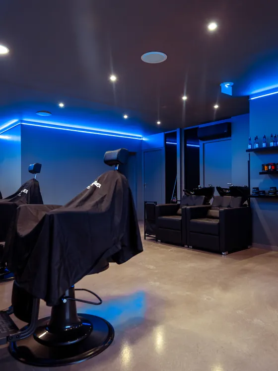 L'intérieur du salon de Voiron